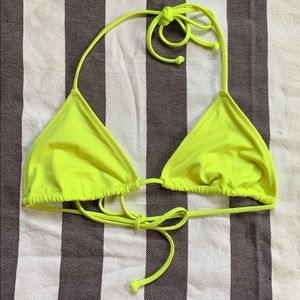 (Victoria’s Secret) Neon bikini top